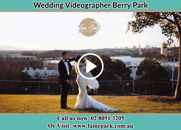 The newlyweds dancing outdoors Berry Park NSW 2321