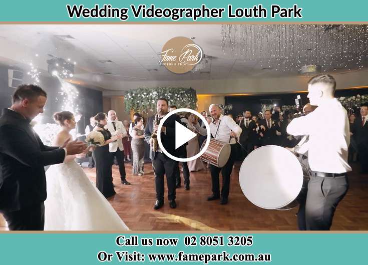 The Band serenading the new couple on the dance floor Louth Park NSW 2320