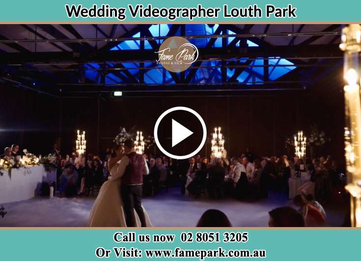 The newlyweds dancing on the dance floor Louth Park NSW 2320