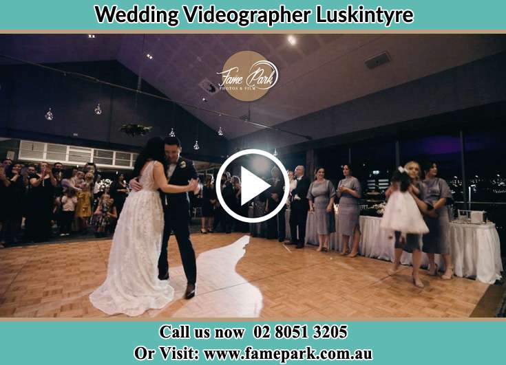 The new couple dancing on the dance floor Luskintyre NSW 2321