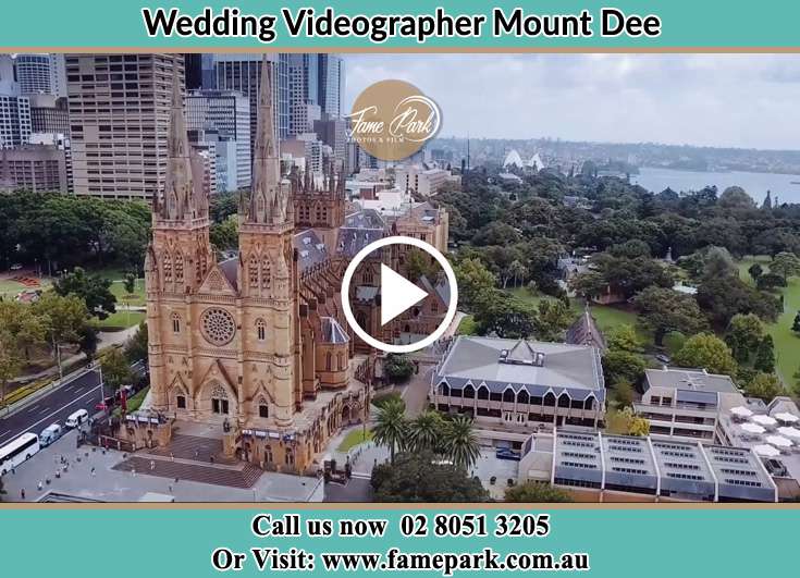 Aerial view of the wedding venue Mount Dee NSW 2320